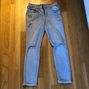 aeropostale light wash legging size 8